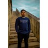 Sweat col rond - Bleu Marine - "Fraternel"