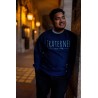 Sweat col rond - Bleu Marine - "Fraternel"
