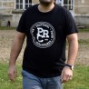 T-Shirt col rond - Noir - "PRC"