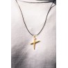 Croix Laiton doré
