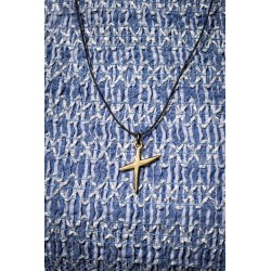 Croix Laiton doré