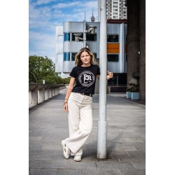 T-Shirt col rond - Noir - "PRC"