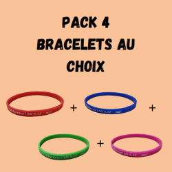 Pack 4 bracelets